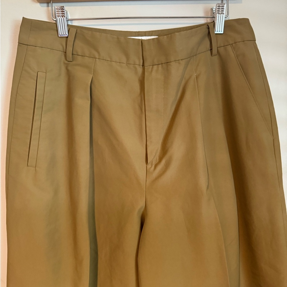 Tibi Wide Leg Crop pleated pant